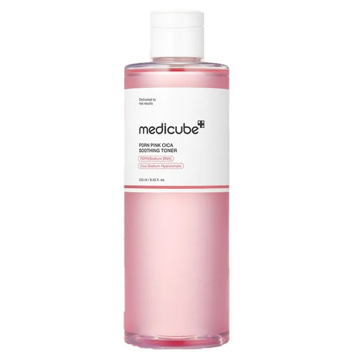 تونر صورتی تسکین دهنده سیکا و PDRN مدی کیوب